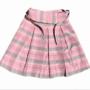 WHISTLES London Women's Plaid Printed Sweet High-waisted A-line Pleated